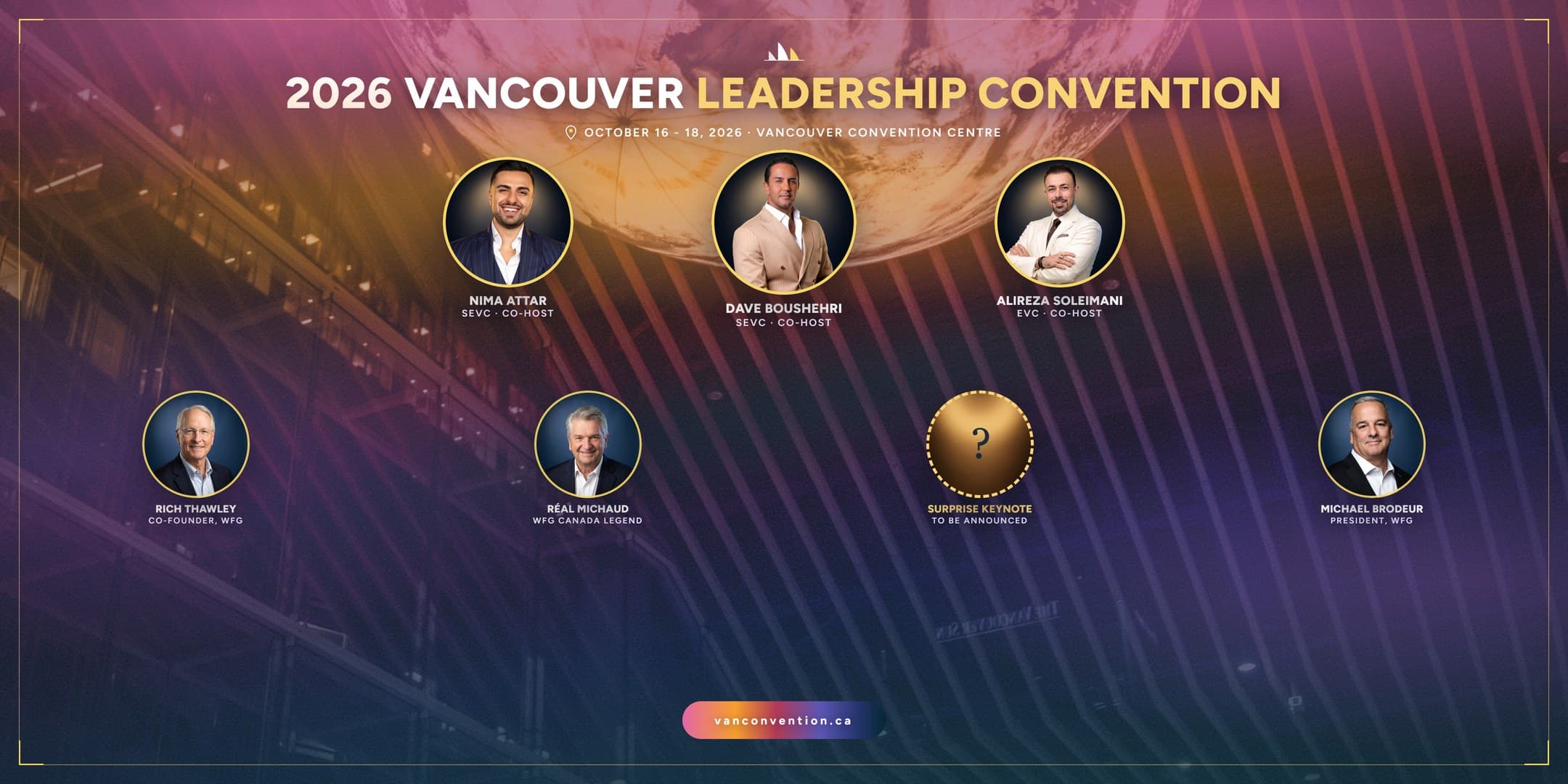 Vancouver Leadership Convention 2026 poster